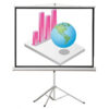 Foot projection screen DALITE P84TS - 120''