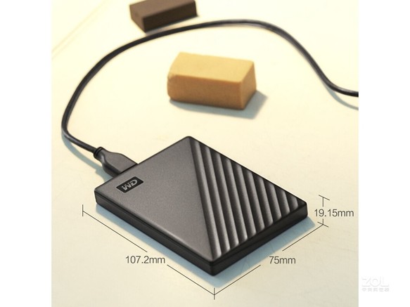Ổ cứng gắn ngoài HDD WD My Passport Portable 1TB - 2.5 inch - WDBYVG0010BBK-WESN - Image 2