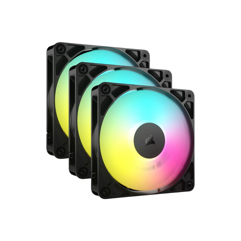 Set of 3 computer fans Corsair RS120 ARGB Black CO-9050181-WW