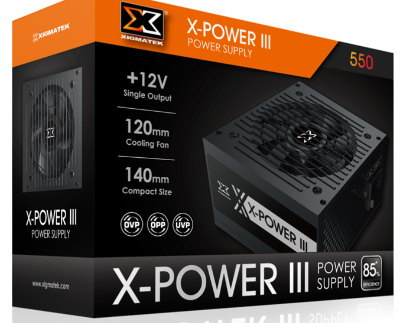 Computer power supply Xigmatek X-POWER III 550 - 500W EN45983