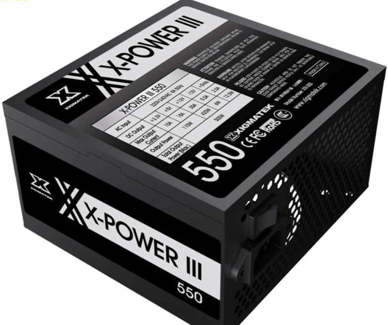 Computer power supply Xigmatek X-POWER III 550 - 500W EN45983 - Image 4